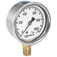 Ashcroft Stainless Steel Commercial Gauge, 1008A/AL